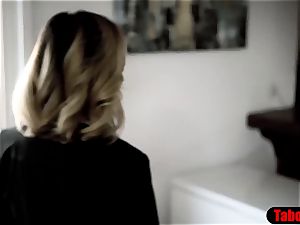 Real estate agent tricked into shag by creepy perv